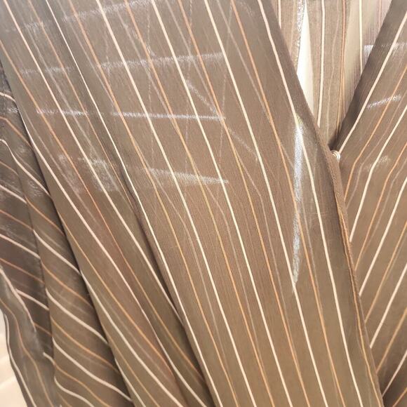 KUR FROM THE CLOTH MED GREEN BLOUSE MED WN - Picture 2 of 2